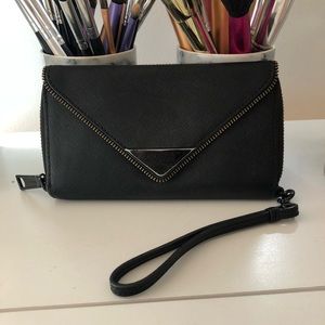 Rebecca Minkoff zip wallet w/ wrist strap